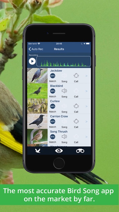 Zrzuty ekranu Bird Song Id UK